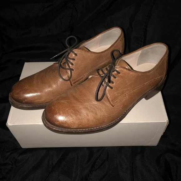 Clarks | Shoes | Clarks Tomina Luca Tan Leather | Poshmark